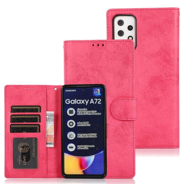 Smooth Wallet Case - Samsung Galaxy A72 Lila