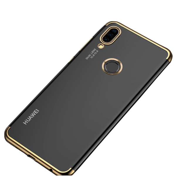 Huawei P30 Lite - Eksklusivt Floveme silikondeksel Guld