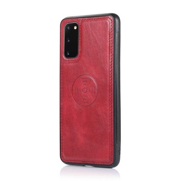 Huomaavainen lompakkokotelo - Samsung Galaxy S20 Röd