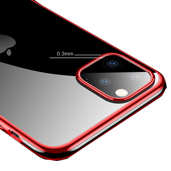 Slidbestandigt silikone cover - iPhone 11 Pro Silver