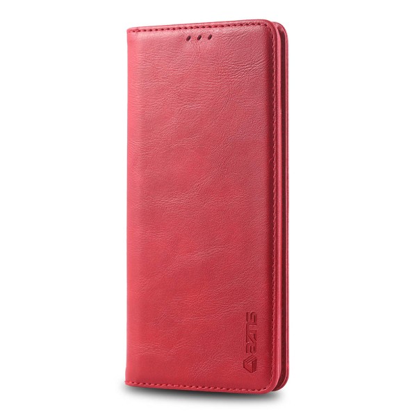 Samsung Galaxy S10+ - Stötdämpande Exklusivt Plånboksfodral Röd Röd