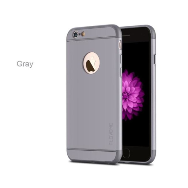 iPhone 6/6S Plus - Tyylikäs kotelo FLOVEMElta (Alkuperäinen) Silver/Grå