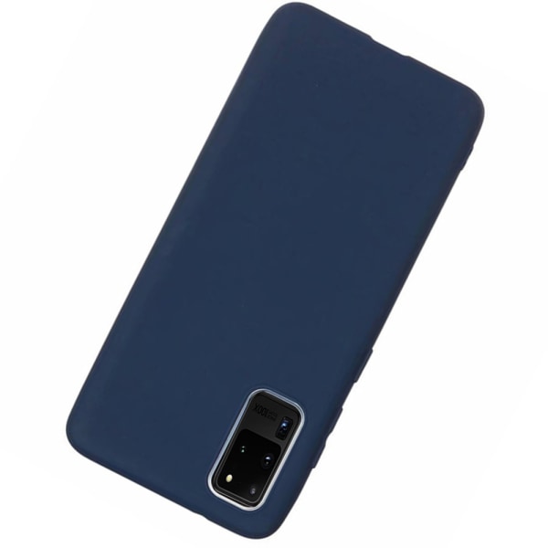 Samsung Galaxy S20 Ultra - Beskyttende silikondeksel Mörkblå