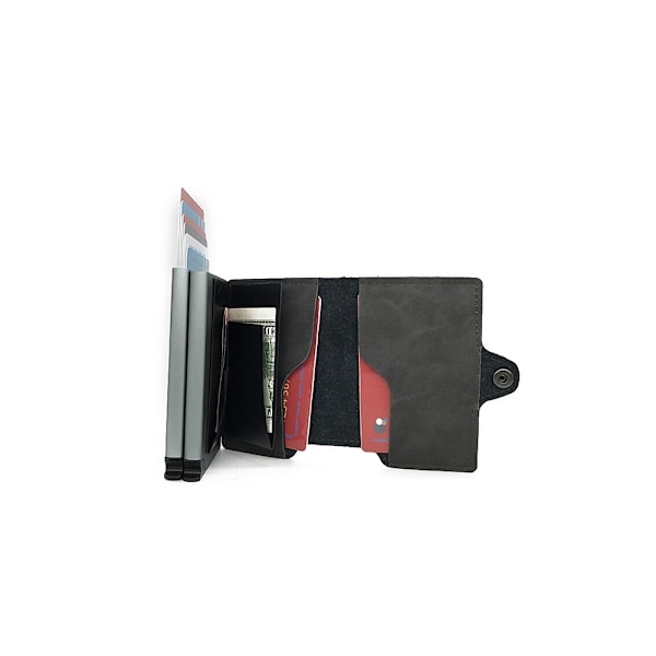 Korthållare JENSEN (RFID & NFC Skydd) Aluminium/Rostfritt Stål Svart