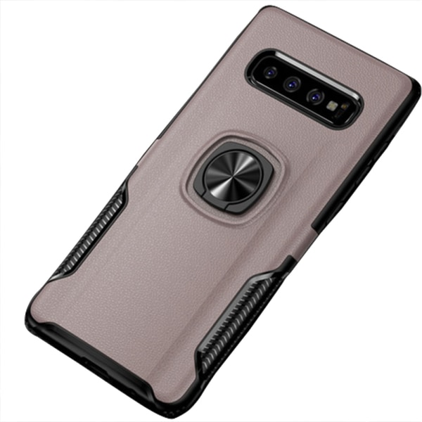 Cover GRAPHIC med Kickstand fra LEMAN for Samsung Galaxy S10 Roséguld