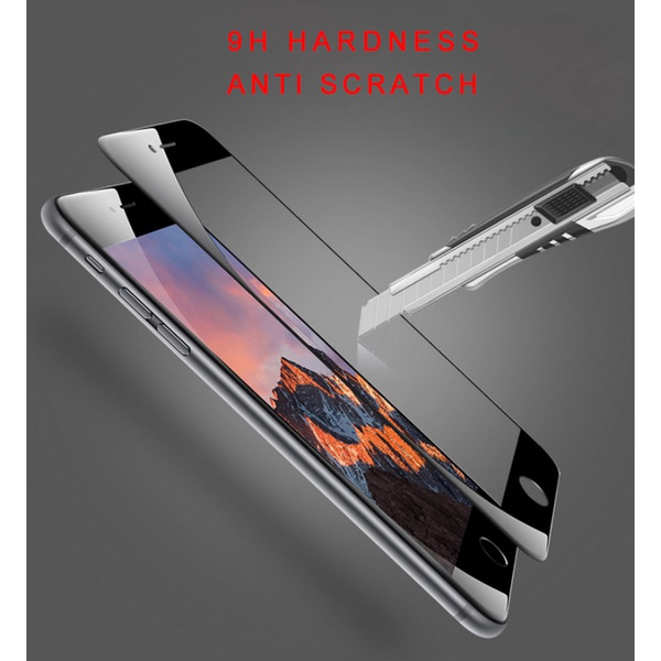 Näytönsuoja 2-PACK iPhone 6/6S 2.5D Frame 9H HD-Clear ProGuard Svart