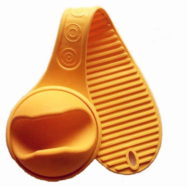 Komfortabel og sikker babyflaskeholder Orange