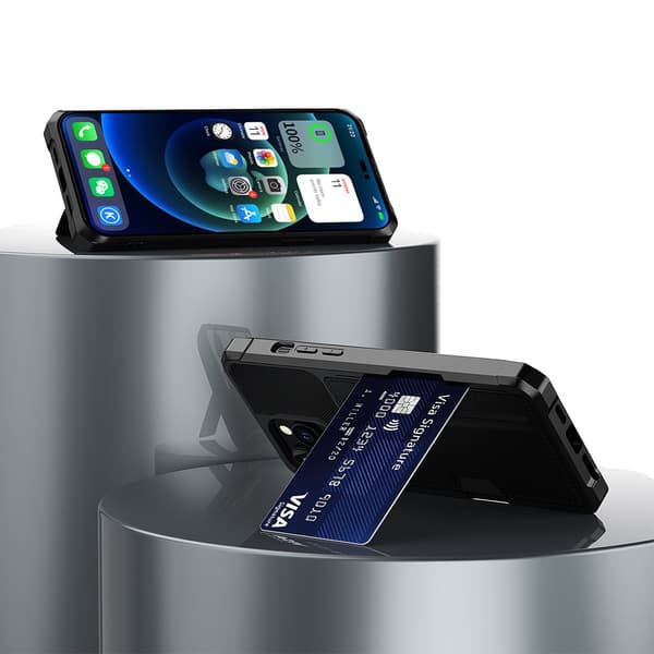 iPhone 14 Pro Max Plånboksfodral - Förvara Dina Kort med Stort Skydd