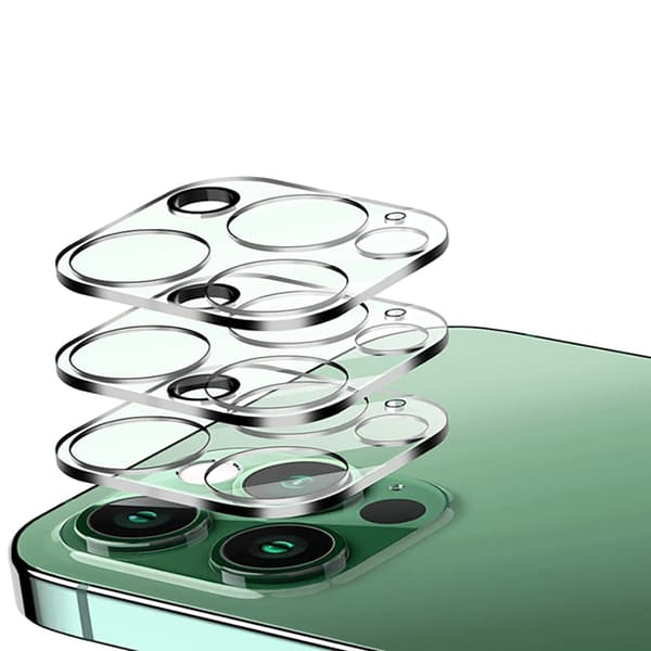 2-PACK Kameralinsskydd Standard HD 0,3mm iPhone 14 Pro Max Transparent