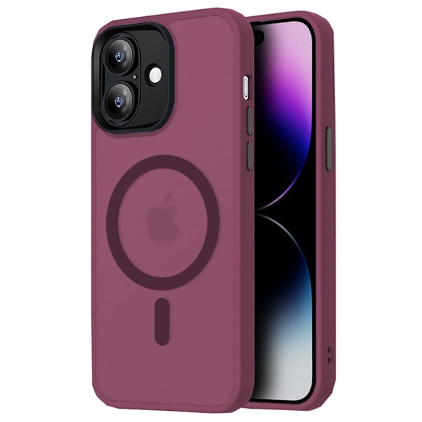 Maximal Skydd & Elegans - iPhone 16 Plus Skal med Stötsäker Design Brun