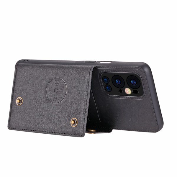 Stilsäkert Skal med Kortfack - OnePlus 9 Pro Grå