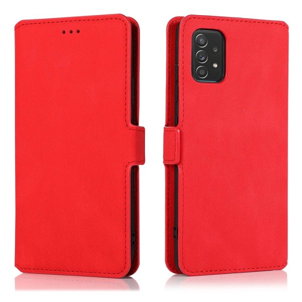 Ammattimainen lompakkokotelo (Floveme) - Samsung Galaxy A72 Röd