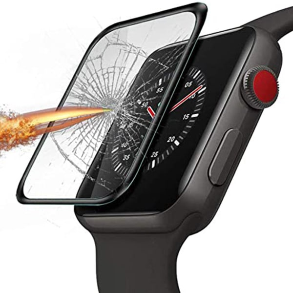 Apple Watch S4/S5 blød skærmbeskytter Svart 44mm