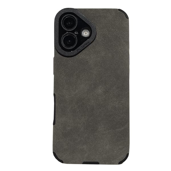 Leman Premium Skal kompatibelt med  iPhone 16 Khaki
