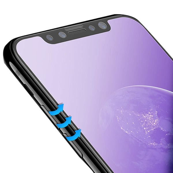 Anti-Blueray Skärmskydd 2.5D Carbon 9H 0,3mm iPhone 11 Transparent