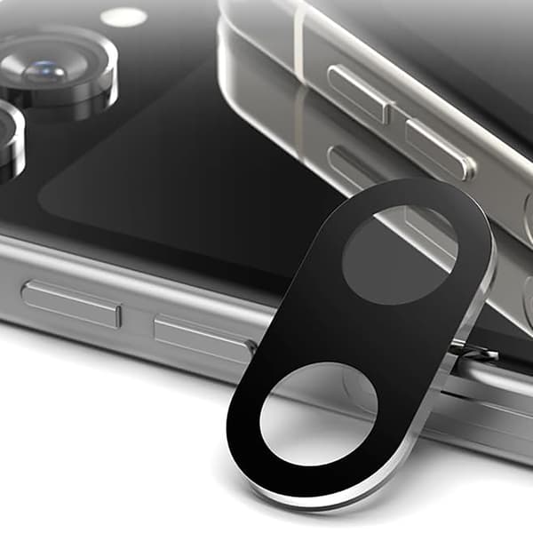 Samsung Galaxy Z Flip 7 Linsskydd Transparent Svart Ram