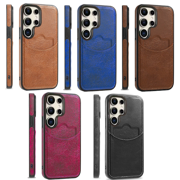 Samsung Galaxy S23 Ultra Fodral - Kort & Kontant, Allt-i-Ett Svart