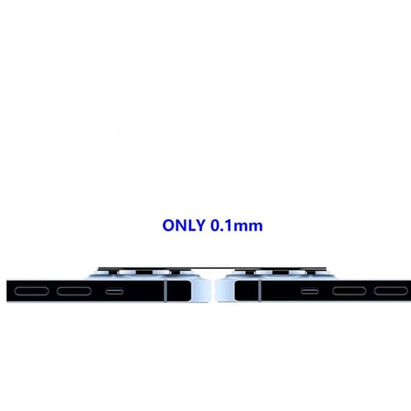 3-PACK Kameralinsskydd 2.5D HD iPhone 13 Pro Max Transparent