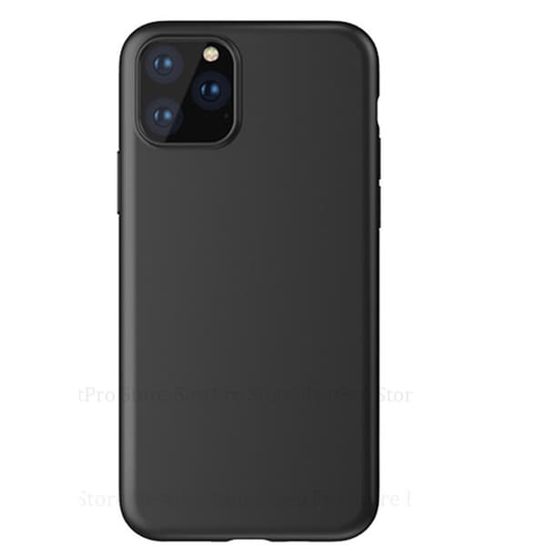 iPhone 11 Pro Max - Silikonskal Svart Svart