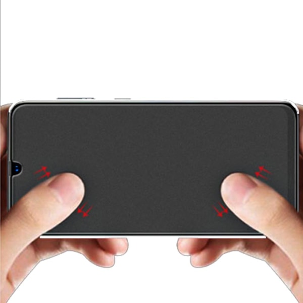 Galaxy A41 2.5D Anti-Fingerprints Näytönsuoja 0,3mm Transparent/Genomskinlig