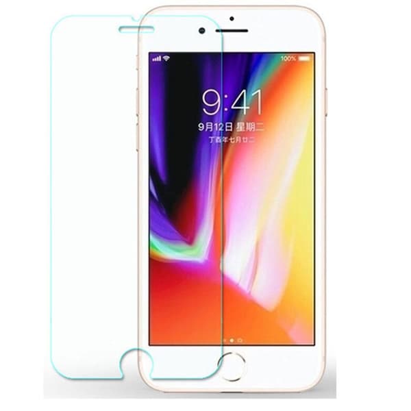 2-PACK Näytönsuoja + Kameran linssisuoja HD 0,3mm iPhone 8 Transparent
