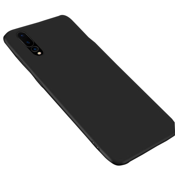 Matt Stilsäkert Silikonskal - Huawei P20 Pro Svart