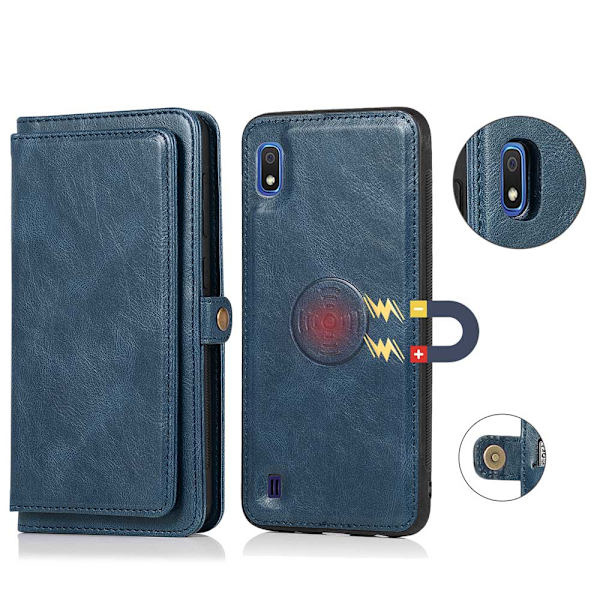 Samsung Galaxy A10 - Plånboksfodral Mörkblå