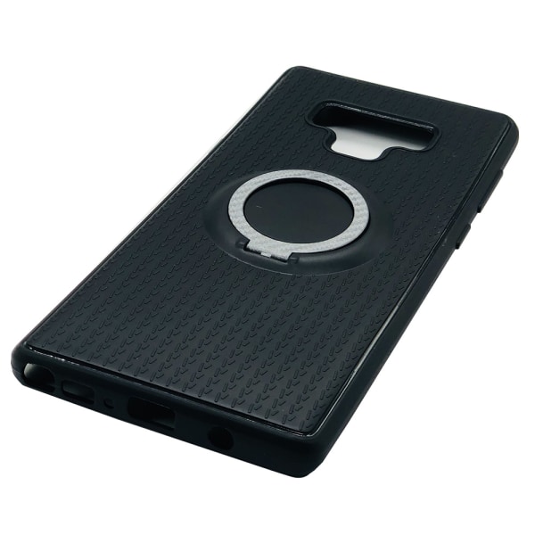 Silikonecover i Carbon finish (ringholder) Samsung Galaxy Note 9 Grå