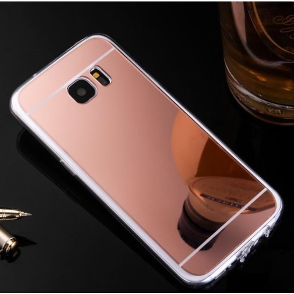 Samsung Galaxy S8 - "Vintage" från LEMAN med Spegeldesign Roséguld