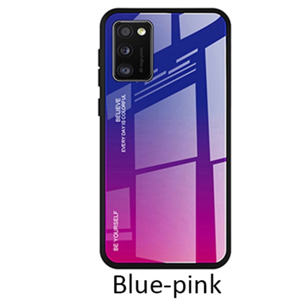 Deksel - Samsung Galaxy A41 Lila/Blå