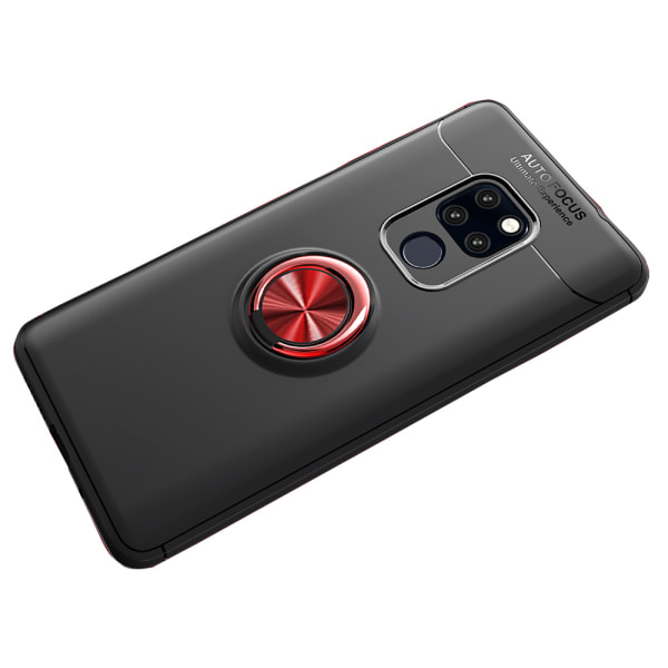 Autofokus cover med ringholder - Huawei Mate 20 Pro Röd/Röd