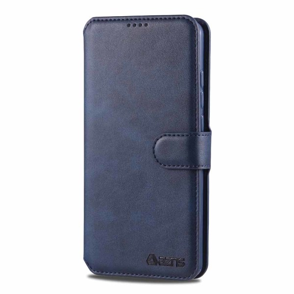 Käytännöllinen AZNS-lompakkokotelo - Samsung Galaxy A20E Mörkblå