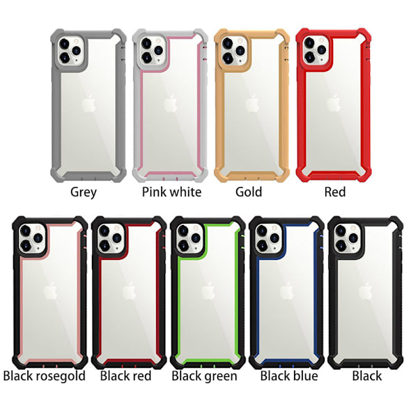 Genomtänkt TPU Skyddsskal - iPhone 11 Pro Max Grå
