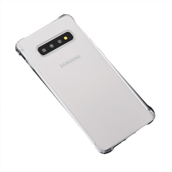 Skyddande Silikonskal (FLOVEME) - Samsung Galaxy S10 Transparent/Genomskinlig