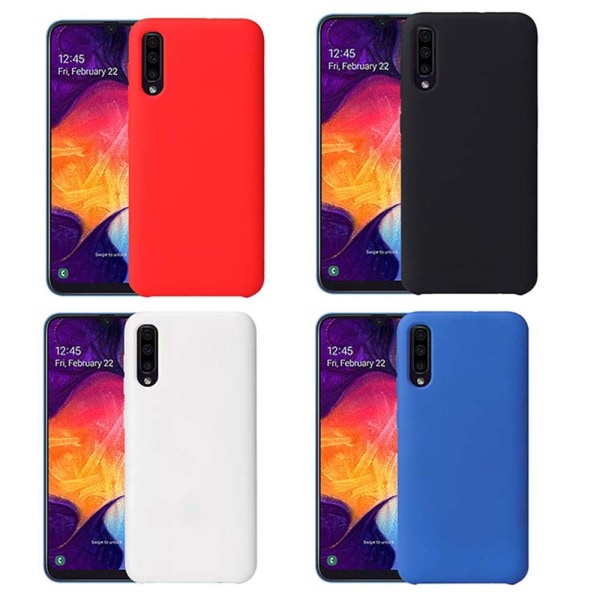 Samsung Galaxy A50 - Silikonskal Mörkblå