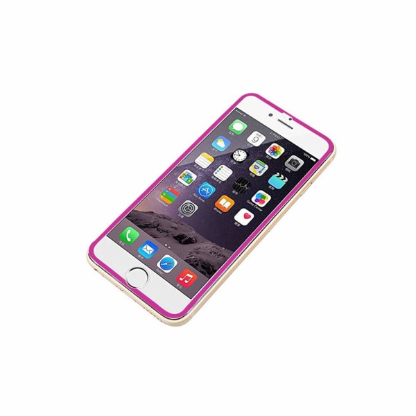 HuTechin näytönsuoja alumiinikehyksellä - iPhone 7 Rosa
