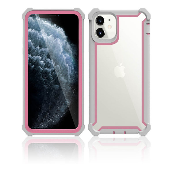 Robust Stilsäkert Skal (Tjocka Hörn) - iPhone 11 Röd