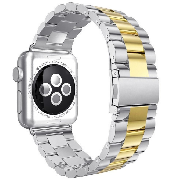 Eleganta Länkar i Rostfritt Stål - Apple Watch 42mm (3/2/1) Silver/Roséguld