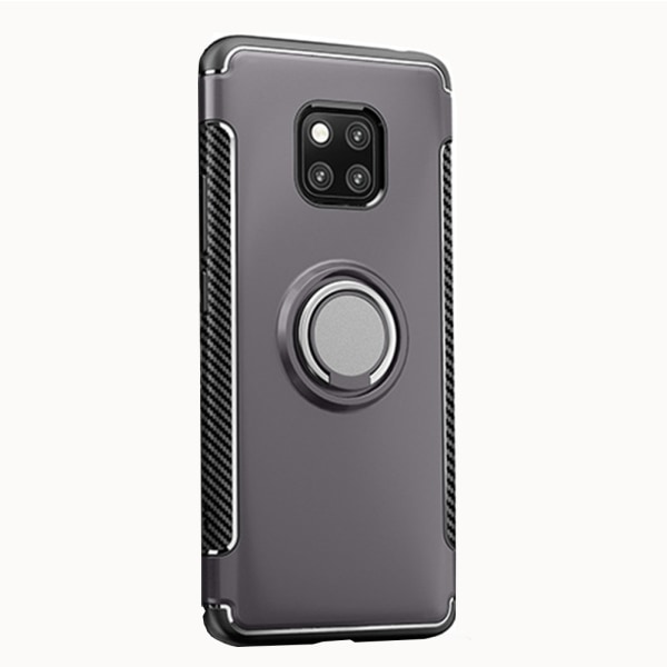 Huawei Mate 20 PRO - Robust Skyddsskal med Ringhållare Röd