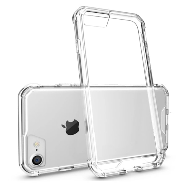 Stilrent Praktiskt Hybrid-Skal från Floveme iPhone 8 (MAX SKYDD) Rosa