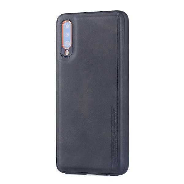 Samsung Galaxy A70 - Robust Skyddsskal Pu-Läder Ljusbrun