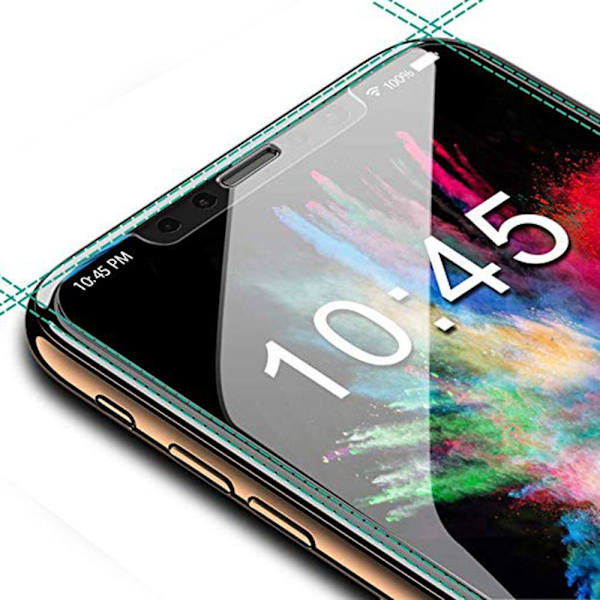 iPhone XS Max 3-PACK Näytönsuojat 9H HD-Clear Transparent