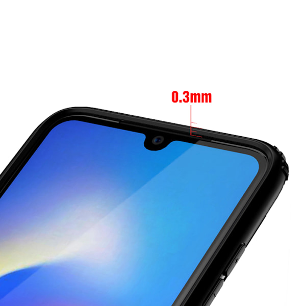 Elegant Praktiskt Skal med Ringhållare LEMAN - Huawei P30 Lite Mörkblå