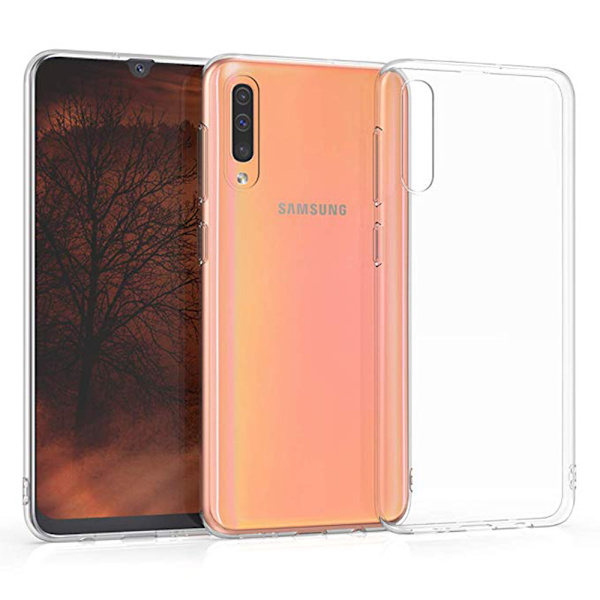 Silikonskal - Samsung Galaxy A50 Transparent/Genomskinlig