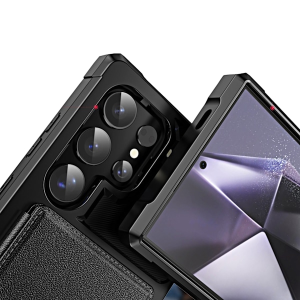 Samsung Galaxy S24 Ultra Plånboksfodral - Rymmer 4 Kort och Har Kickstand