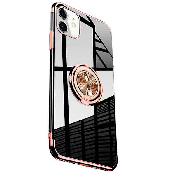Smidigt Stilsäkert Skal med Ringhållare (Floveme) - iPhone 12 Silver