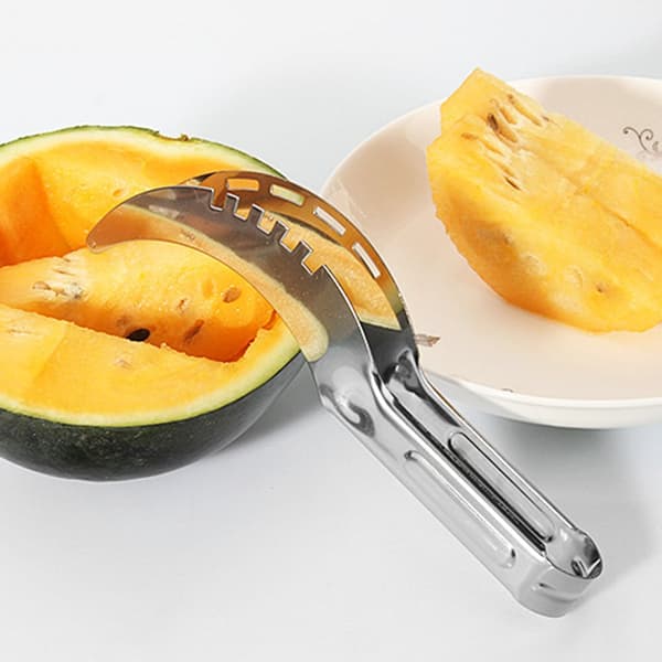 Smidig MELON Skärare/Skopare/Delare Silver