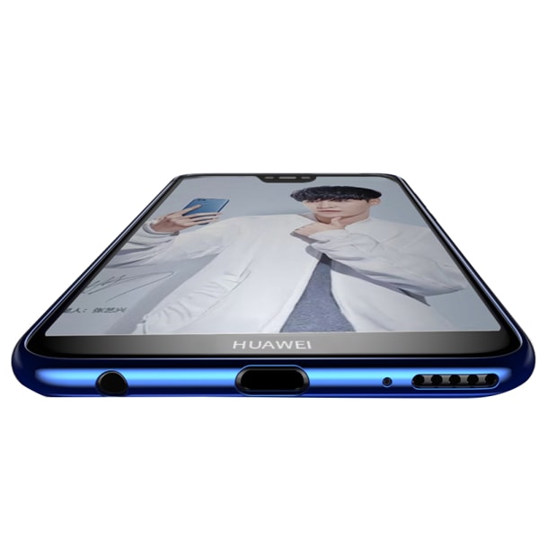 Stødabsorberende Floveme Silikone Cover - Huawei P Smart 2019 Blå