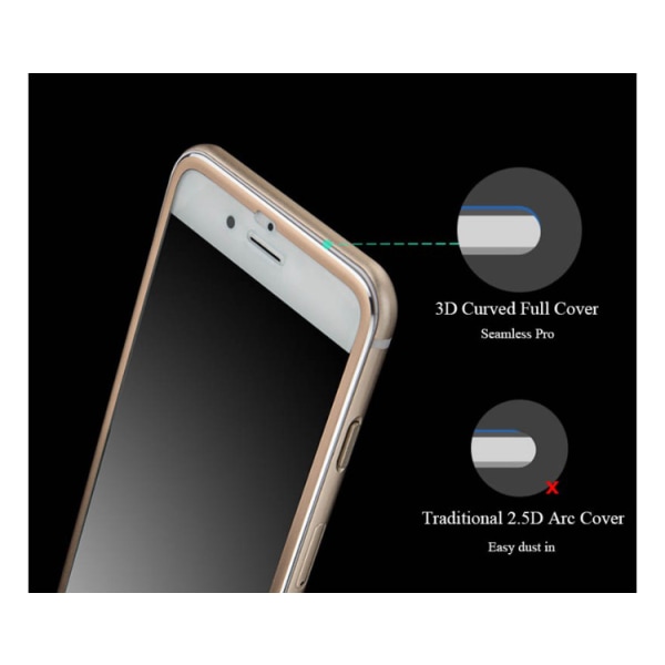 HeliGuardin iPhone 6/6S näytönsuoja 3D (3-PACK). Silver