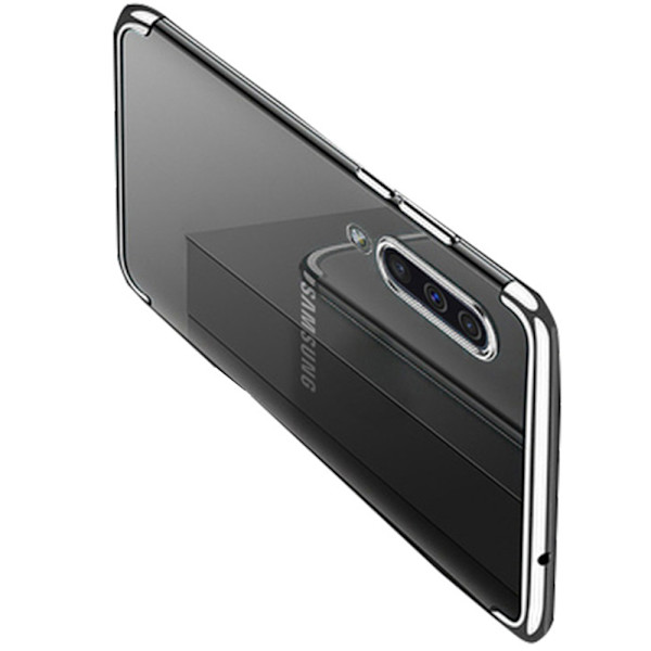 Robust Skyddsskal i Silikon - Samsung Galaxy A70 Silver